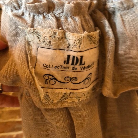 Jeanne D’arc Living linen apron dress pinafore - Picture 4 of 6